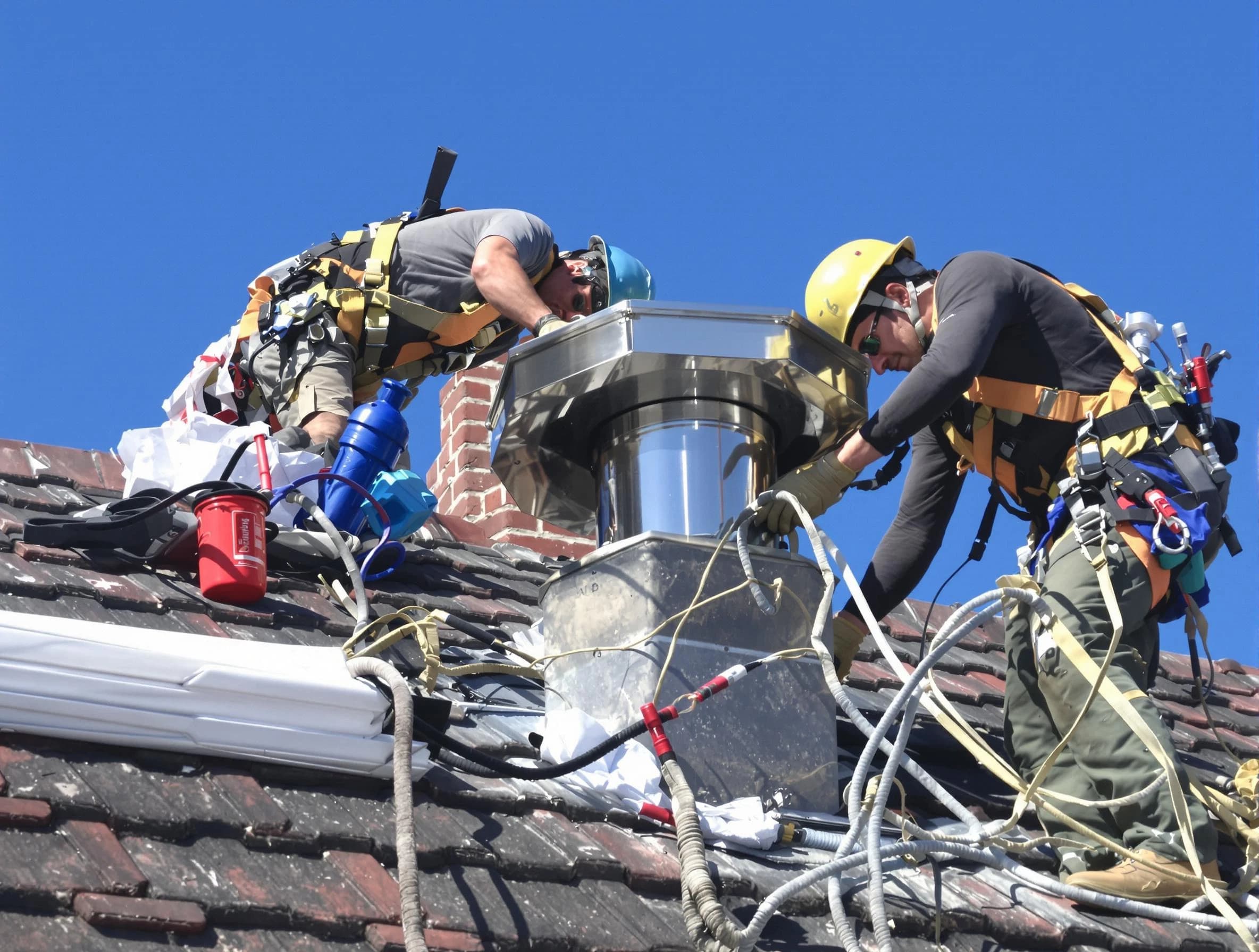 Protective chimney cap installed by Paradise Valley Chimney Sweep in Paradise Valley, AZ
