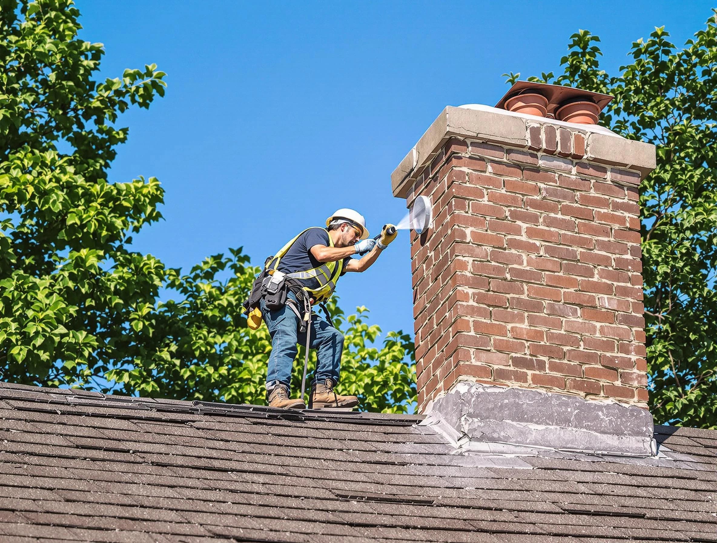 Paradise Valley Chimney Sweep performing an inspection with advanced tools in Paradise Valley, AZ