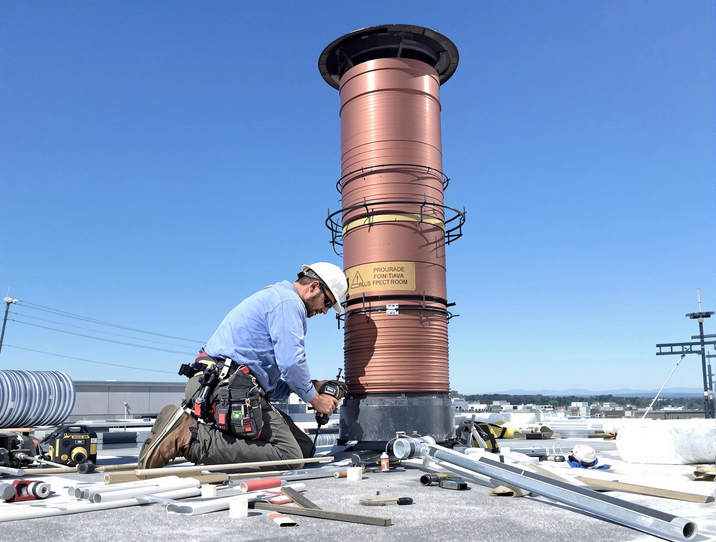 Installed chimney liner by Paradise Valley Chimney Sweep in Paradise Valley, AZ
