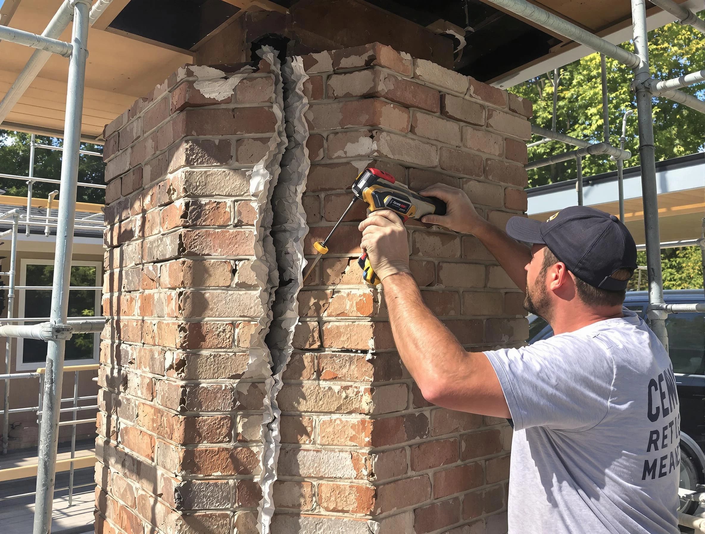 Paradise Valley Chimney Sweep technician performing chimney repair in Paradise Valley, AZ
