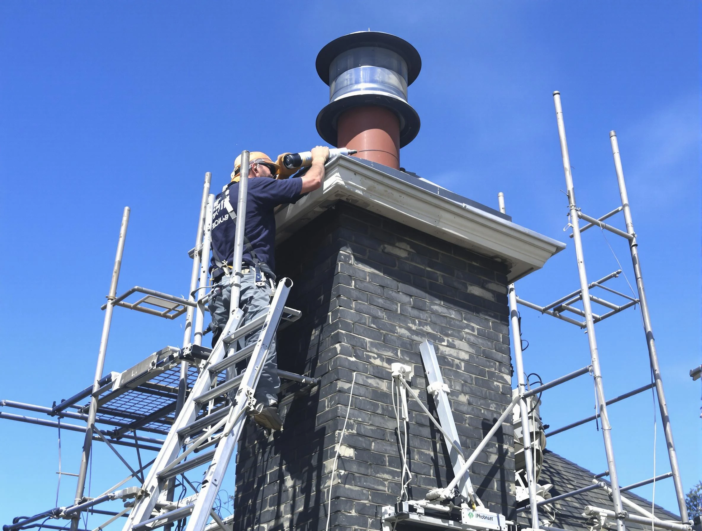 Sturdy chimney crown finished by Paradise Valley Chimney Sweep in Paradise Valley, AZ