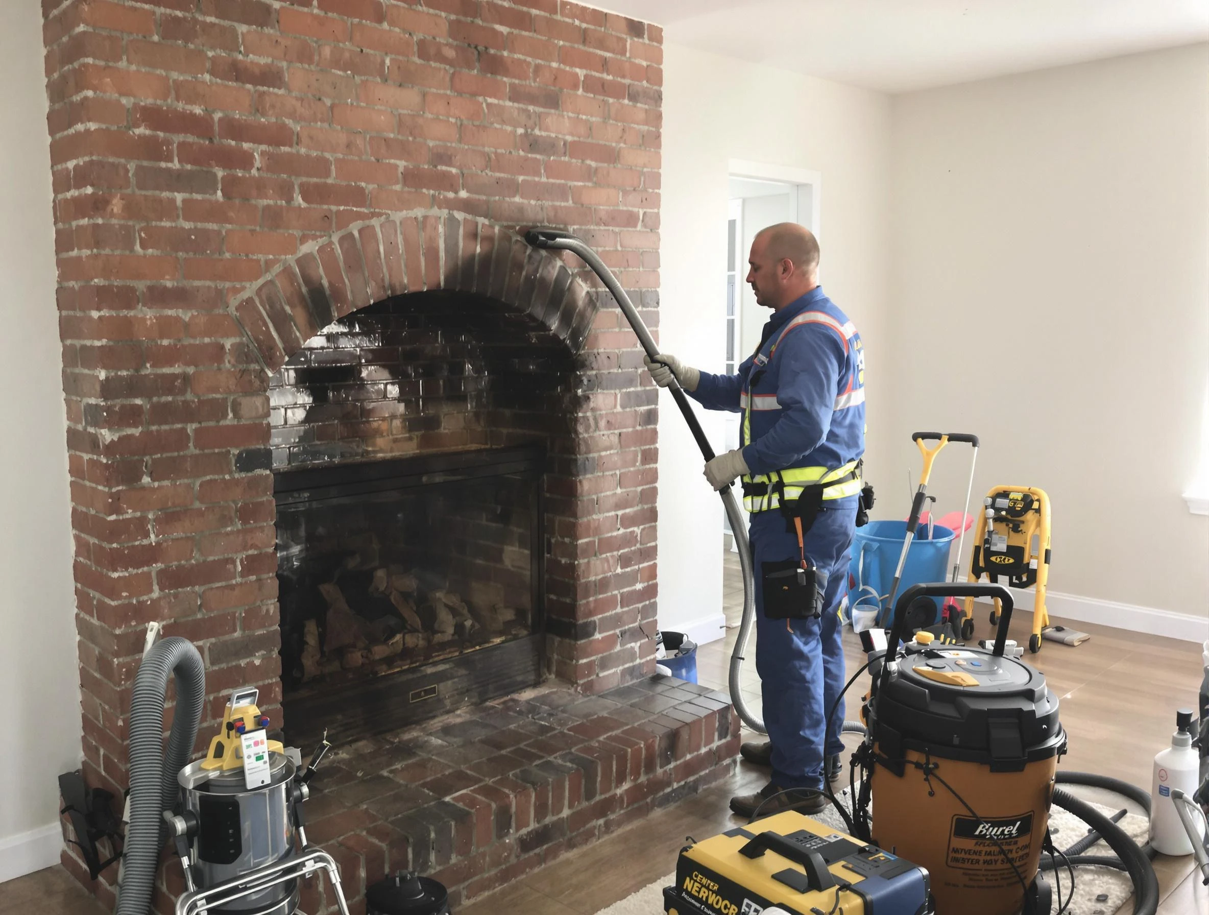 Paradise Valley Chimney Sweep expert performing detailed chimney sweep in Paradise Valley, AZ
