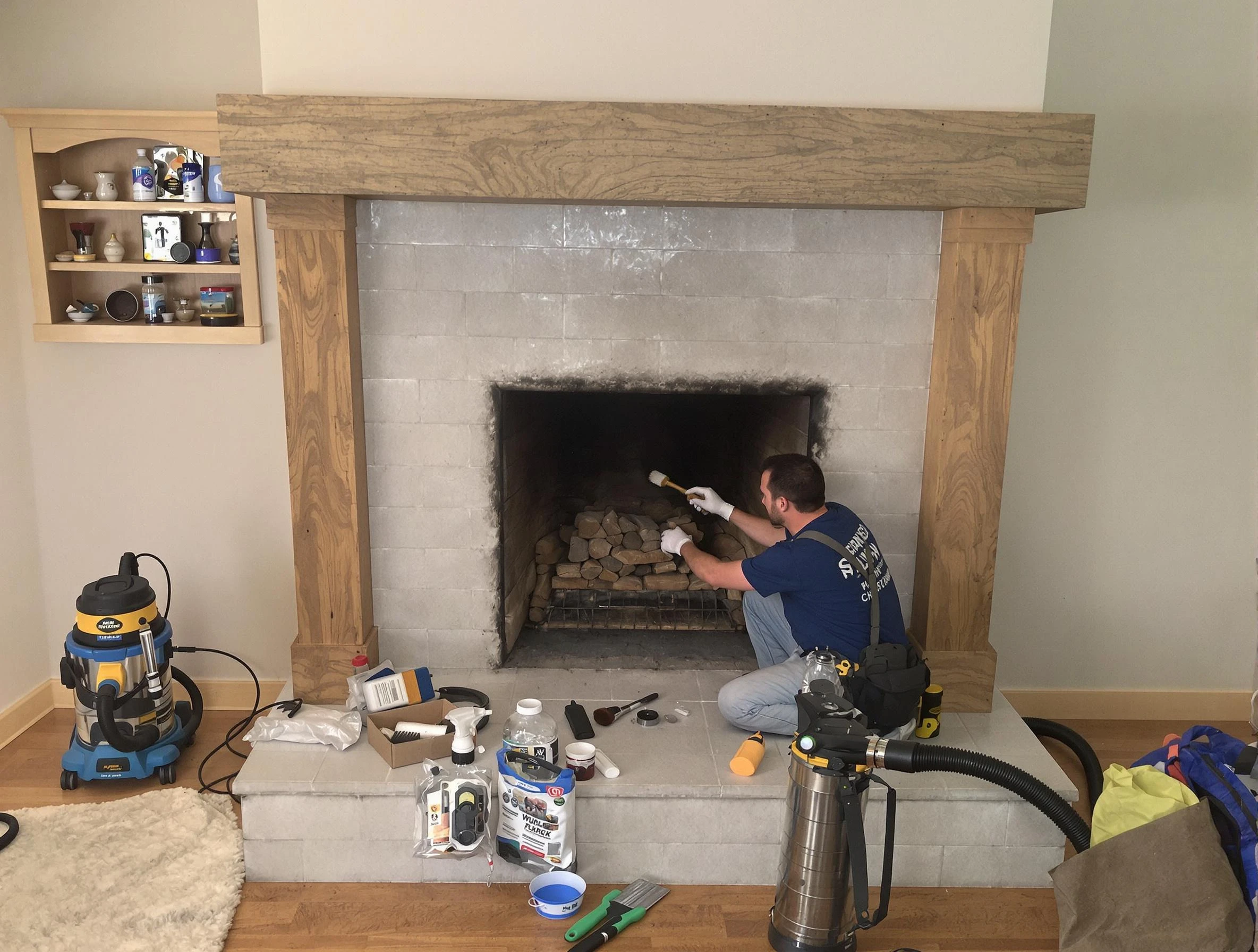 Detailed creosote removal process by Paradise Valley Chimney Sweep in Paradise Valley, AZ
